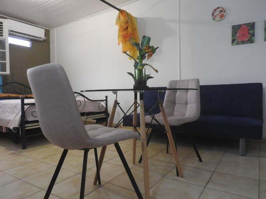 Studio Hibiscus-Ch Vue Sur Mer,Plage,Clim Лез Анс-д'Арле Екстериор снимка
